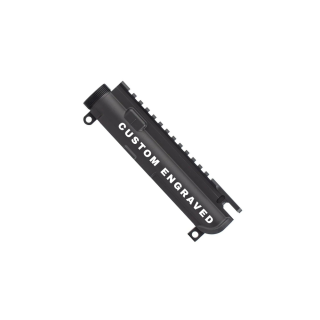 Aero AR-15 Stripped Upper Receiver - Custom Laser Engraved - Anodized Black