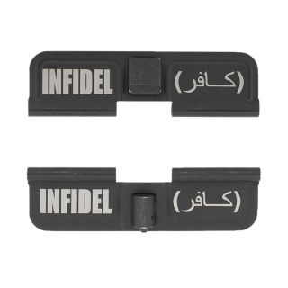 AR-15 Dust Cover - Infidel - Double Image - Phosphate Black