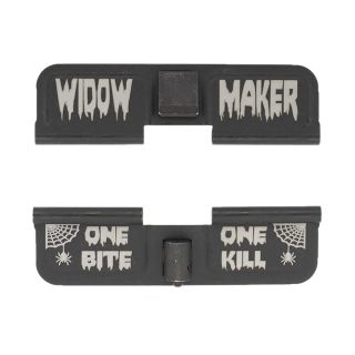 AR-15 Dust Cover - Widow Maker One Bite One Kill - Phosphate Black