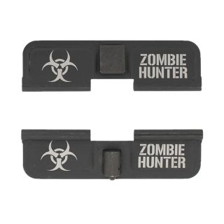 AR-15 Dust Cover - Zombie Hunter - Double Image - Phosphate Black
