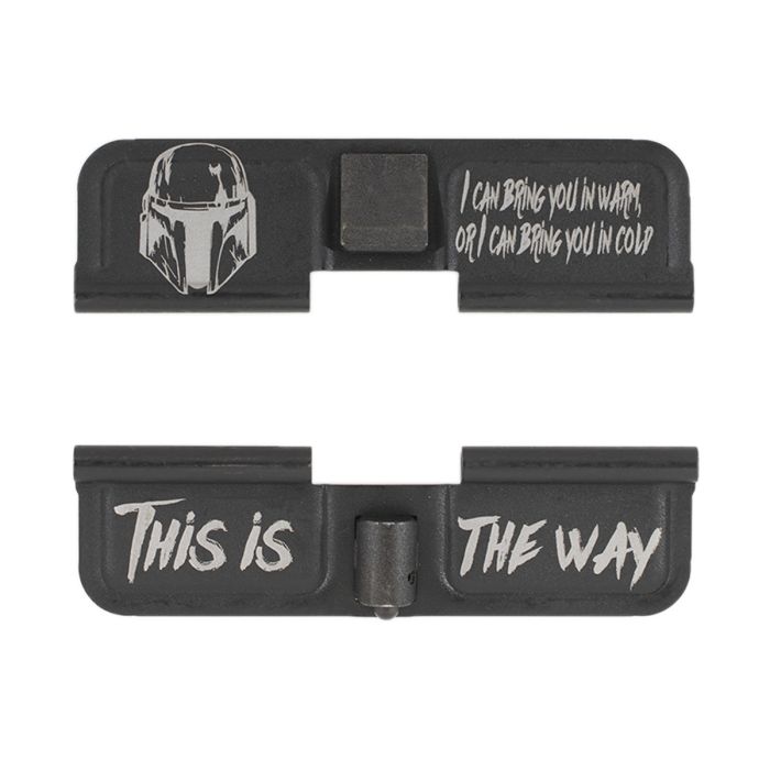 AR-15 Dust Cover - The Mandalorian This is the Way - Phosphate Black