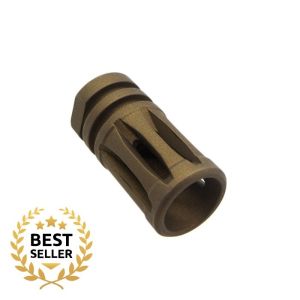 .223/5.56 Bird Cage Style Muzzle Brake — 1/2x28 Thread | AR-15 Compensator | Cerakote Finish