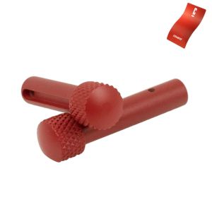 AR-15 Extended Takedown Pins - Cerakote Firehouse Red