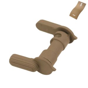 AR-15 Safety Selector - Dual Lever Ambidextrous - Cerakote Magpul FDE